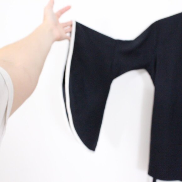 *Another Story Navy Bell Sleeve Blazer - Picture 5 of 6